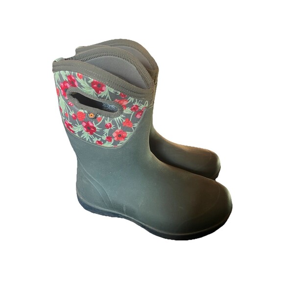 Womens Bogs Neo-Classic Mid Vine Dark Green Winter Boots Booties Size 9-9.5 US - Picture 1 of 10